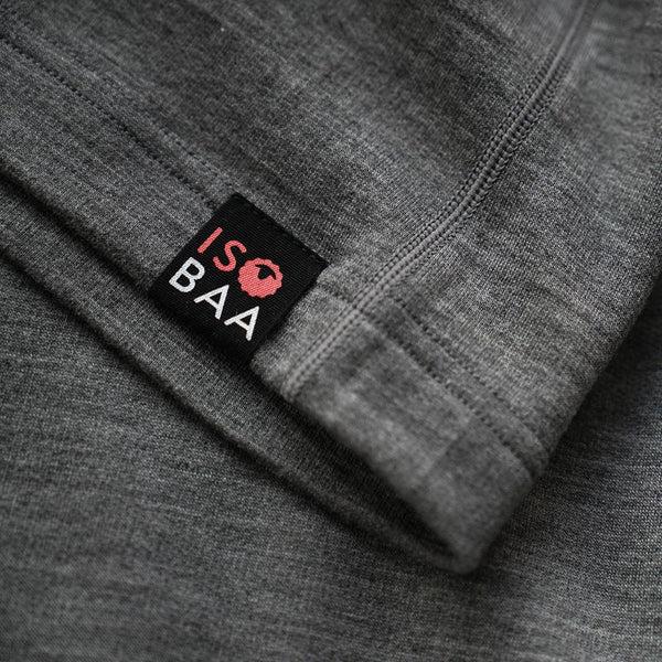 Isobaa Mens Merino 260 Lounge Loose Joggers (Charcoal/Orange)