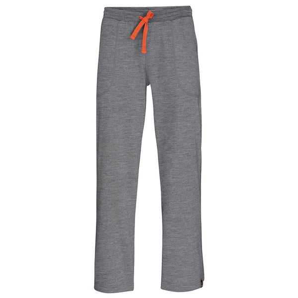 isobaa Mens Merino 260 Lounge Loose Joggers (Charcoal/Orange)