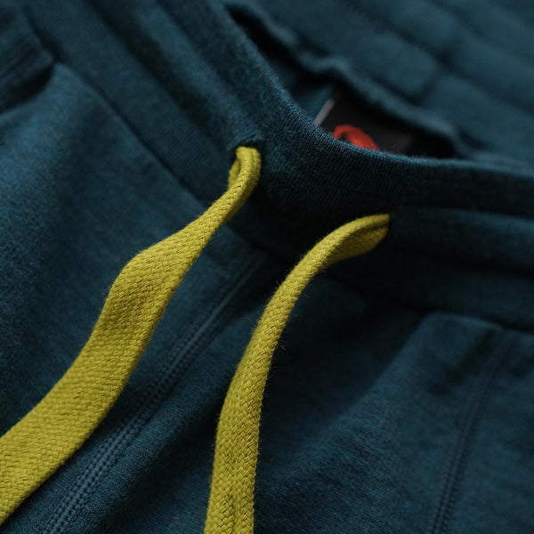 Isobaa Mens Merino 260 Lounge Loose Joggers (Petrol/Lime)