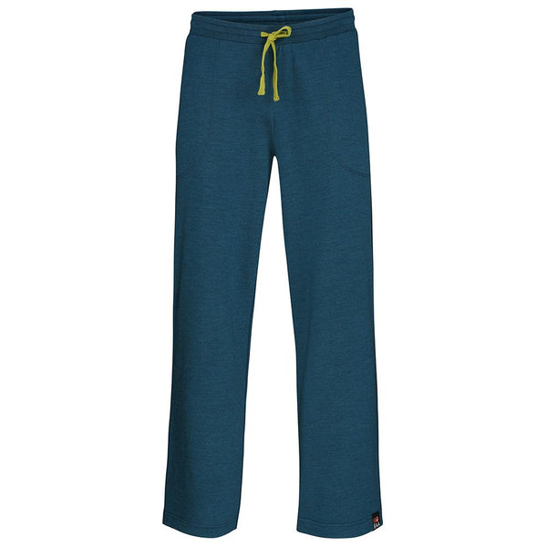 isobaa Mens Merino 260 Lounge Loose Joggers (Petrol/Lime)