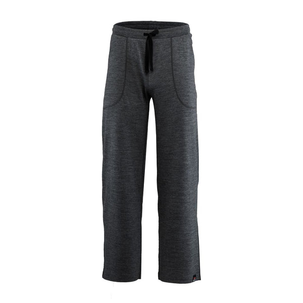 isobaa Mens Merino 260 Lounge Loose Joggers (Smoke/Black)