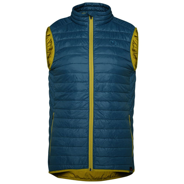 isobaa Mens Merino Wool Insulated Gilet (Petrol/Lime)