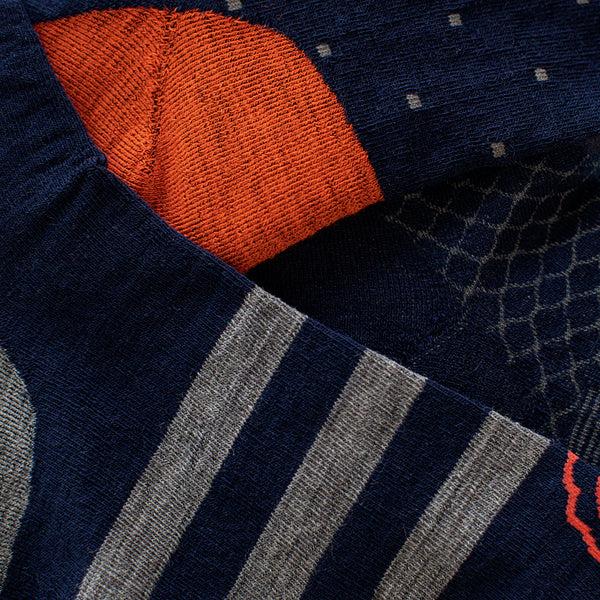 Isobaa Merino Blend Everyday Socks (3 Pack - Navy/Charcoal)