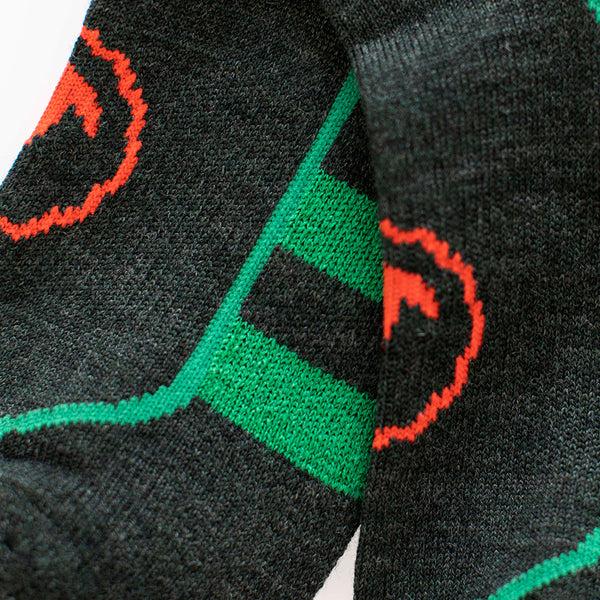 Isobaa Merino Blend Hiking Socks (3 Pack - Forest/Green)