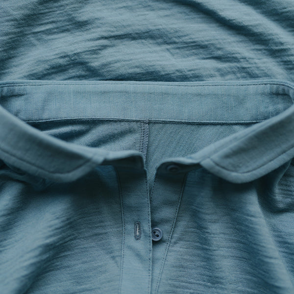 Isobaa Womens Merino 120 Ultrafine Cropped Blouse (Lagoon)