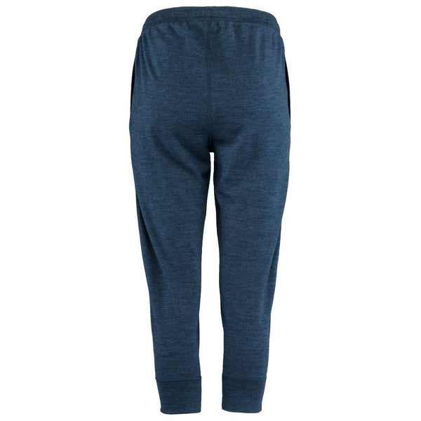 Isobaa Womens Merino 260 Lounge Cuffed 3/4 Joggers (Denim/Navy)