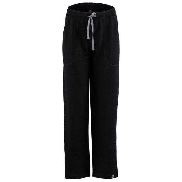 isobaa Womens Merino 260 Lounge Loose Joggers (Black/Smoke)