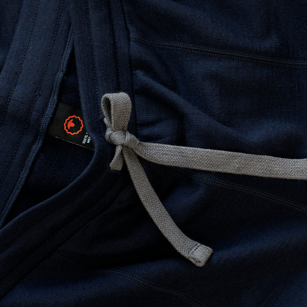 Isobaa Womens Merino 260 Lounge Loose Joggers (Navy/Smoke)