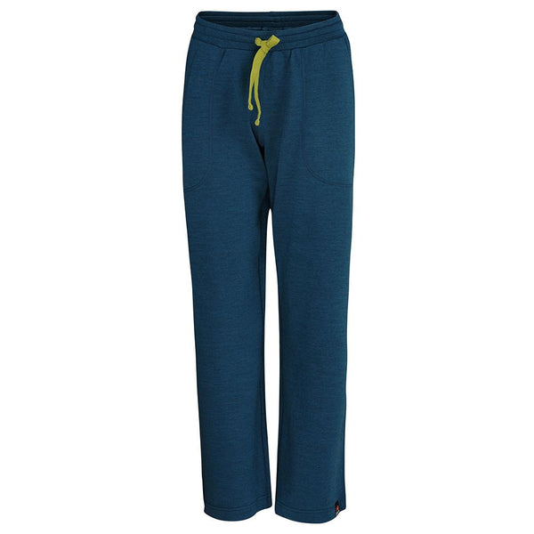 isobaa Womens Merino 260 Lounge Loose Joggers (Petrol/Lime)