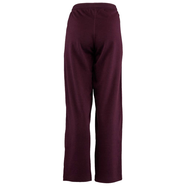 Isobaa Womens Merino 260 Lounge Loose Joggers (Wine/Navy)