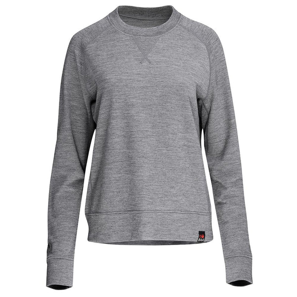 isobaa Womens Merino 260 Lounge Sweatshirt (Charcoal)