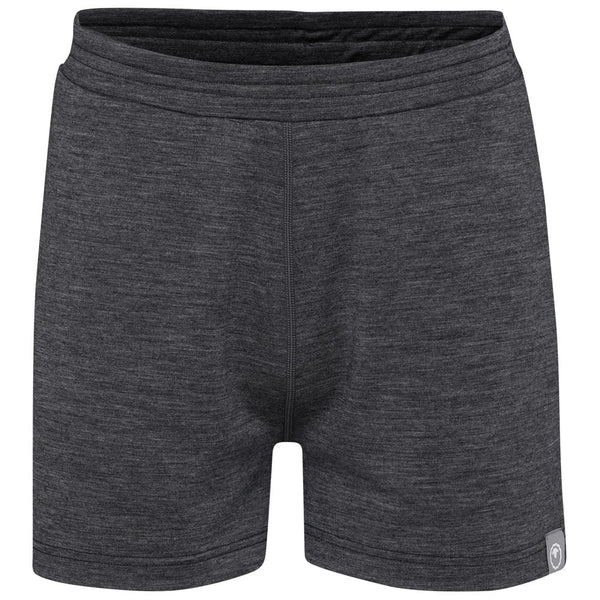 isobaa Womens Merino Blend 200 PJ Shorts (Smoke Melange)