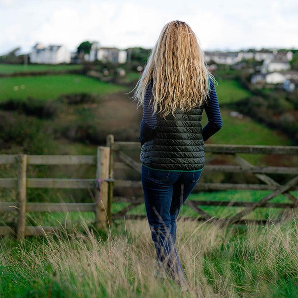 Isobaa Womens Merino Wool Insulated Gilet (Forest/Green)