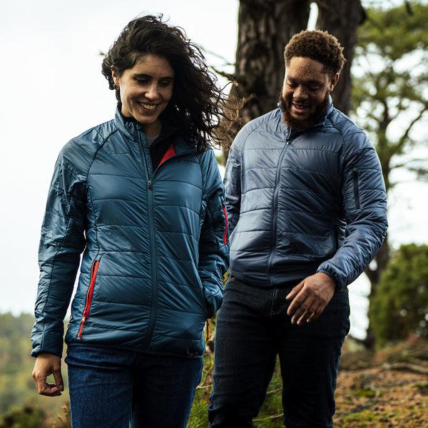Isobaa Womens Packable Insulated Jacket (Petrol/Orange)