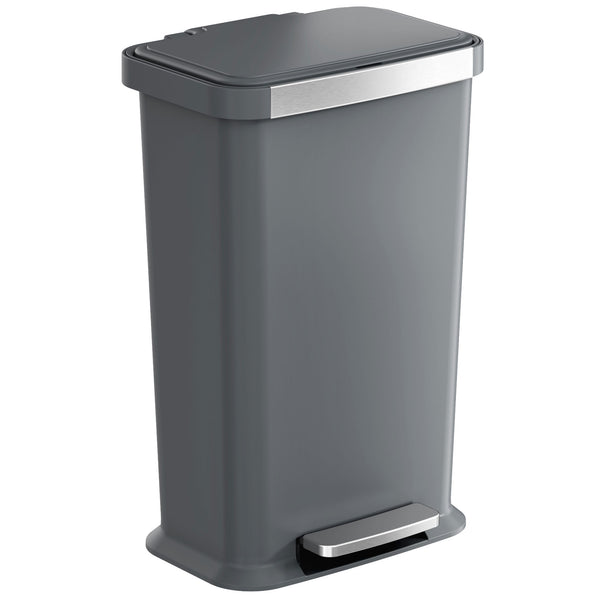 itouchless 13.2 Gallon / 50 Liter SoftStep Prime Kitchen Trash Can with Durable Pedal and AbsorbX (Gray Plastic) itouchless 13.2 Gallon / 50 Liter SoftStep Prime Kitchen Trash Can with Durable Pedal and AbsorbX (Gray Plastic)