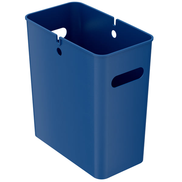 itouchless 4.2 Gallon / 16 Liter SlimGiant Blue Wastebasket