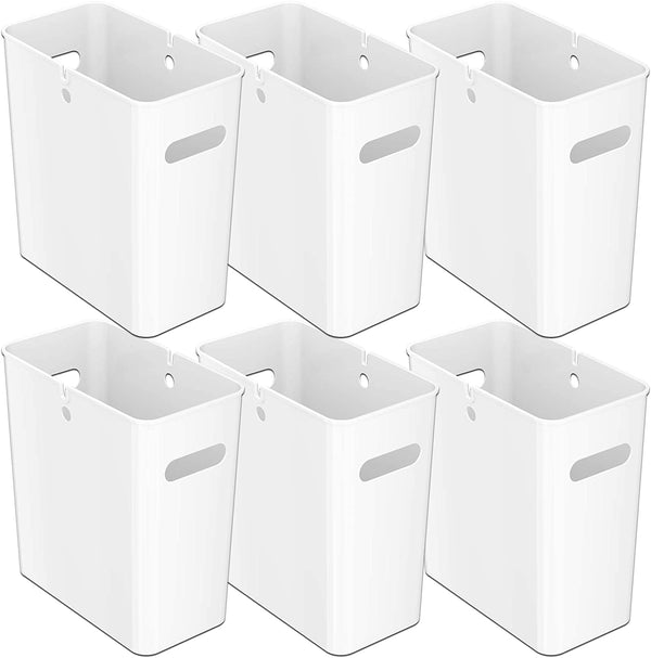 itouchless 4.2 Gallon / 16 Liter SlimGiant Ivory White Wastebasket (6-Pack)