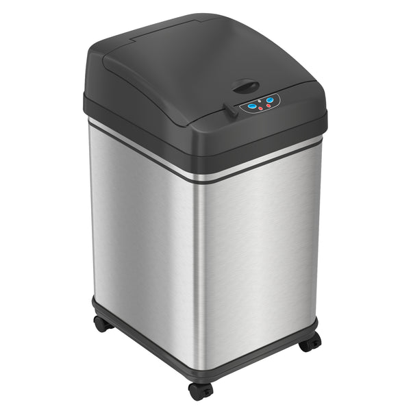 itouchless 8 Gallon / 30 Liter Self-Contained Electric-Motor Sensor Kitchen Trash Can with Pet-Proof Lid and Wheels and AbsorbX itouchless 8 Gallon / 30 Liter Self-Contained Electric-Motor Sensor Kitchen Trash Can with Pet-Proof Lid and Wheels and AbsorbX