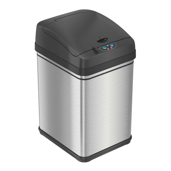 itouchless 8 Gallon / 30 Liter Self-Contained Electric-Motor Sensor Kitchen Trash Can with Pet-Proof Lid and AbsorbX