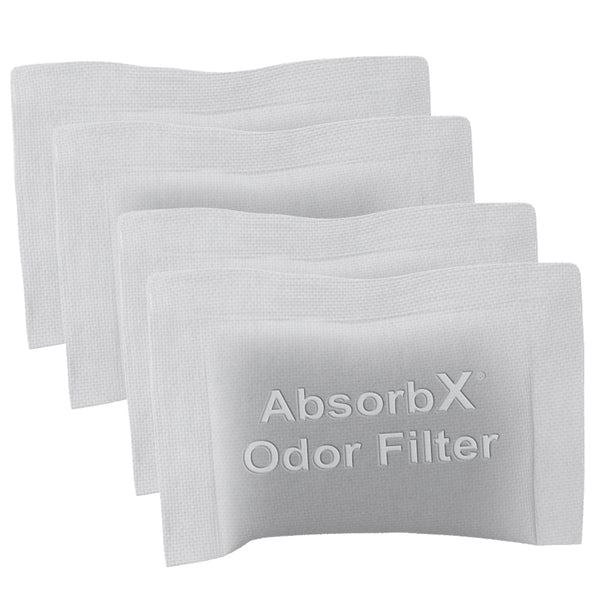 itouchless AbsorbX Trash Can Odor Filter (4-Pack)
