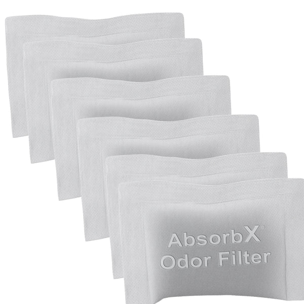 itouchless AbsorbX Trash Can Odor Filter (6-Pack)