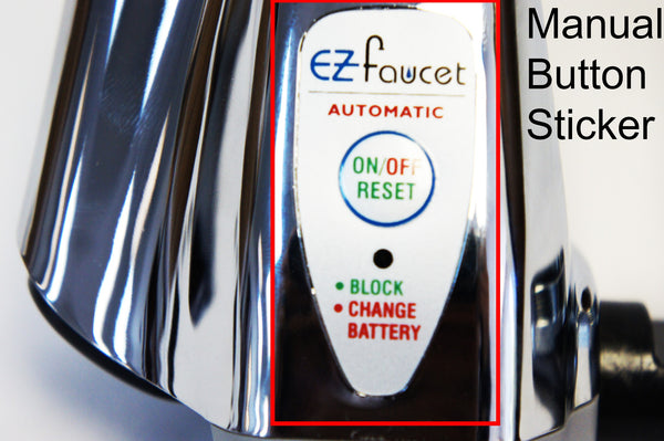Itouchless Manual Button Sticker Of EZF003C