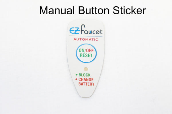 itouchless Manual Button Sticker of EZF003C