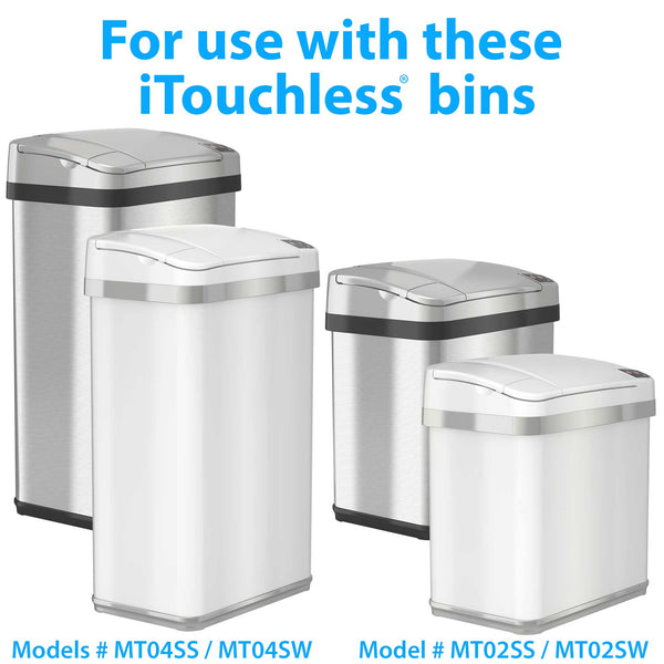 Itouchless Lemon Fragrance 3-pack For Sensor Trash Can Models MT02SS MT02SW MT04SS And MT04SW