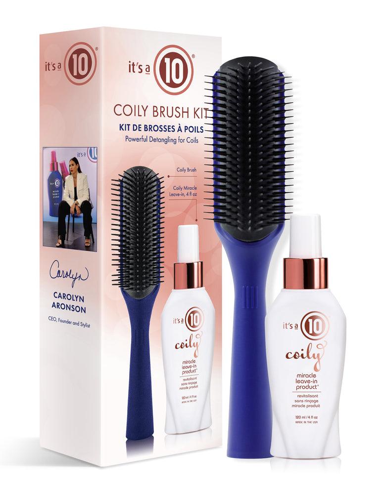 It’s a 10 haircare 10 Miracle Coily Brush Kit