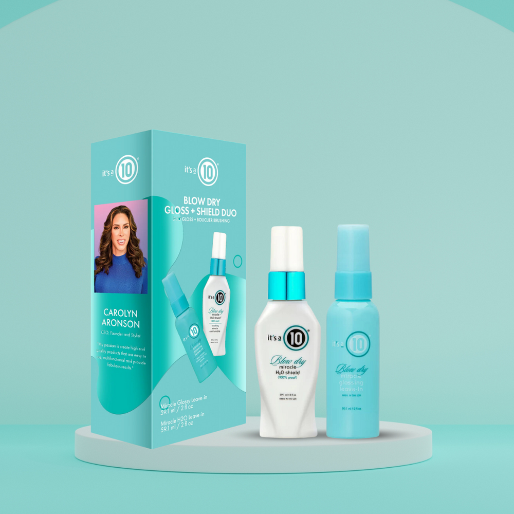 It’s A 10 Haircare 10 Miracle Blow Dry Gloss And Shield Duo Kit