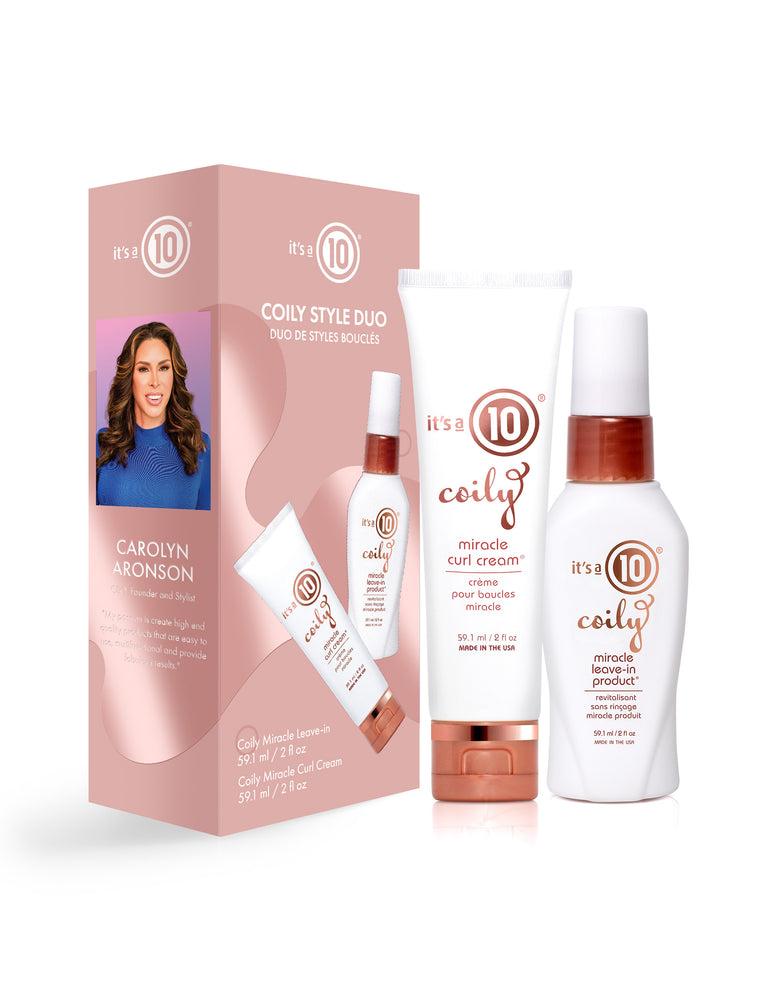 It’s a 10 haircare 10 Miracle Coily Styling Duo Kit
