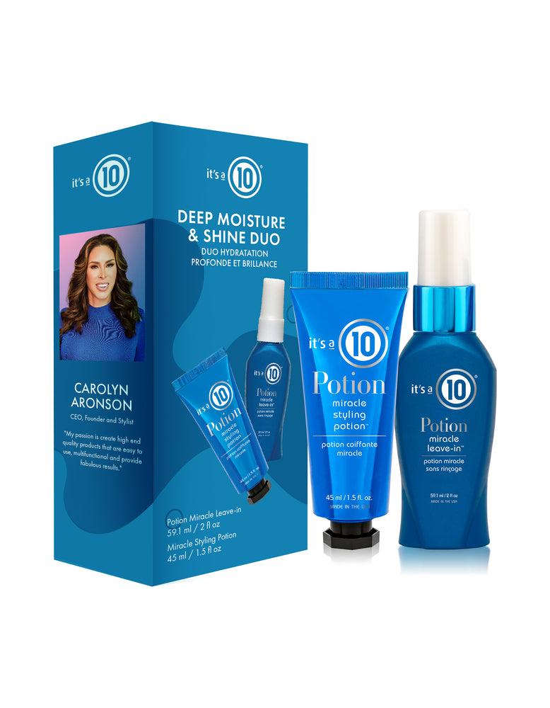 It’s a 10 haircare 10 Miracle Potion Deep Moisture & Shine Duo Kit