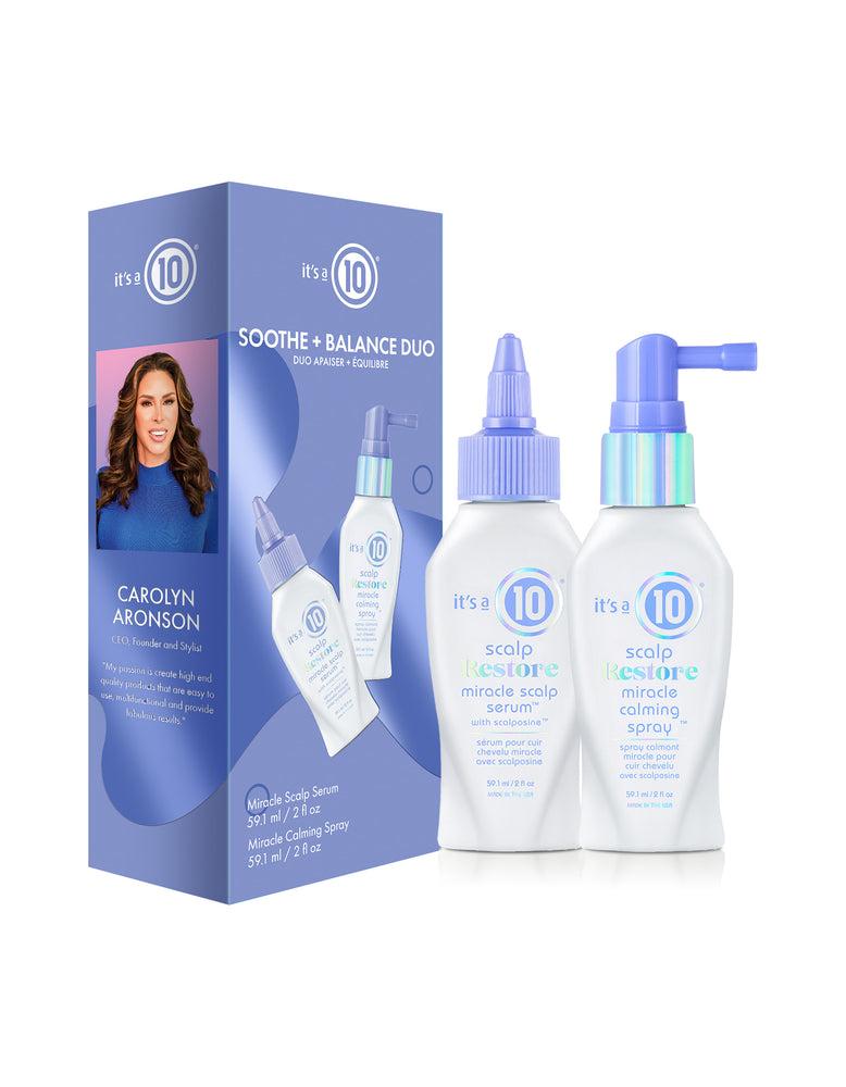 It’s a 10 haircare 10 Miracle Scalp Smooth & Balance Duo Kit