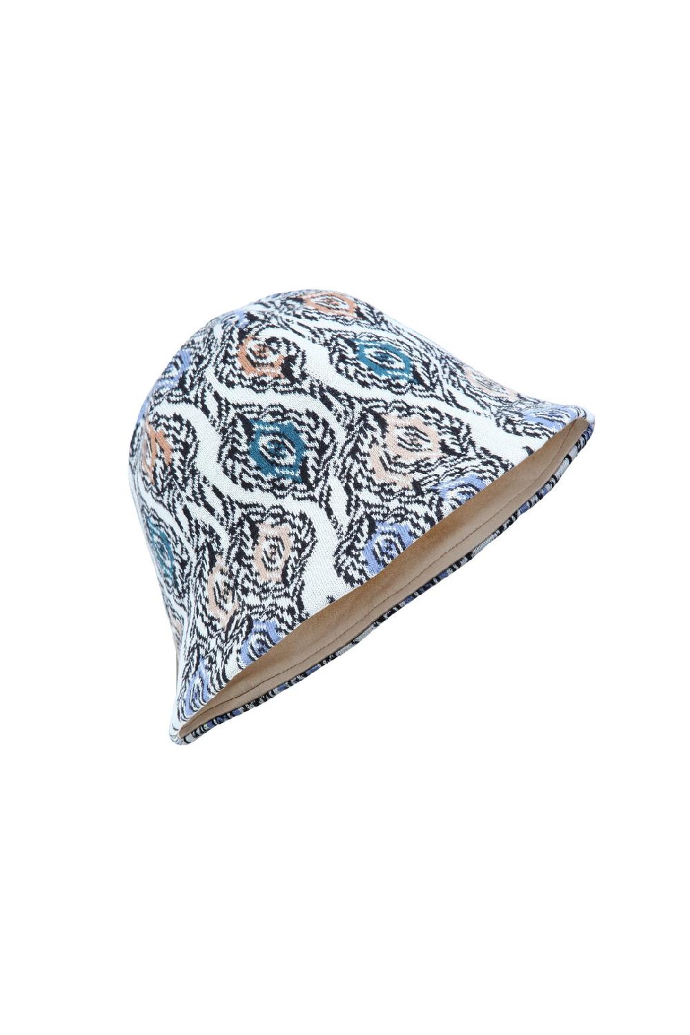 ivko woman Bucket Hat Ornament Pattern Almond