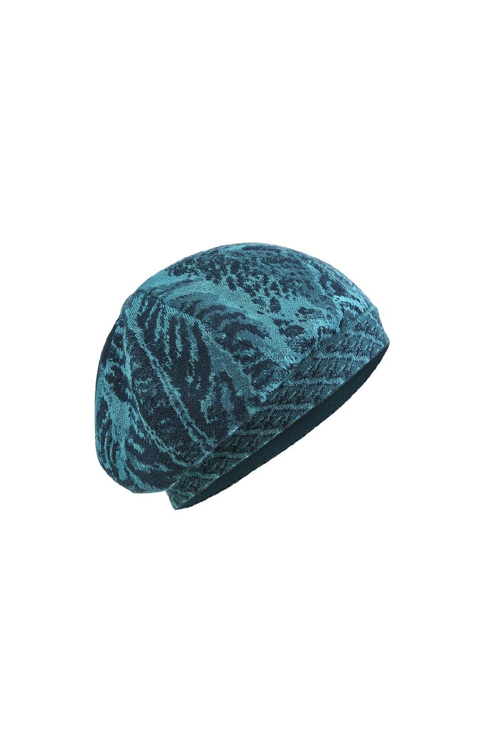 ivko woman Cap Pheasant Motif Petrol