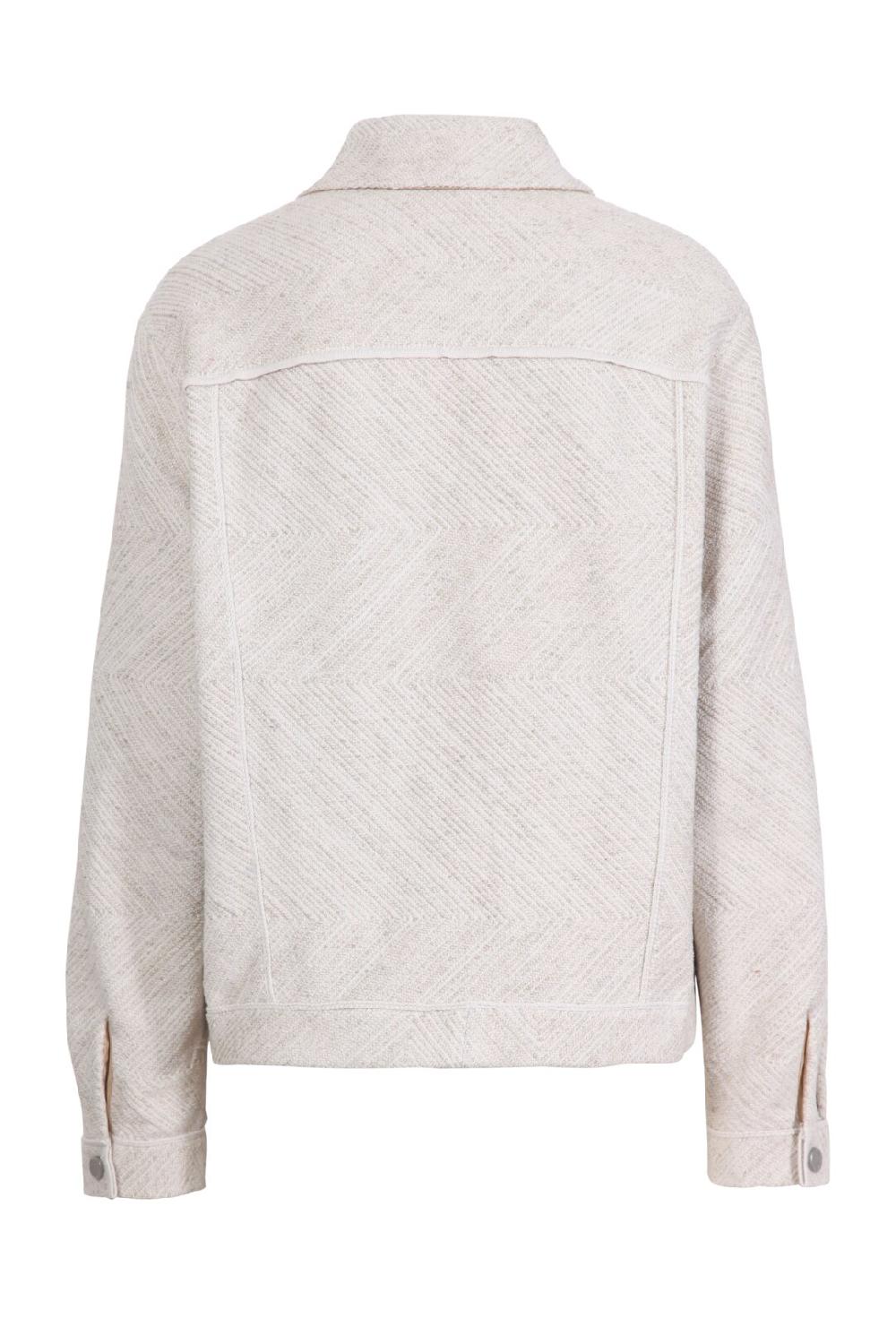 Ivko Woman Jacket Herba Motif Off-White