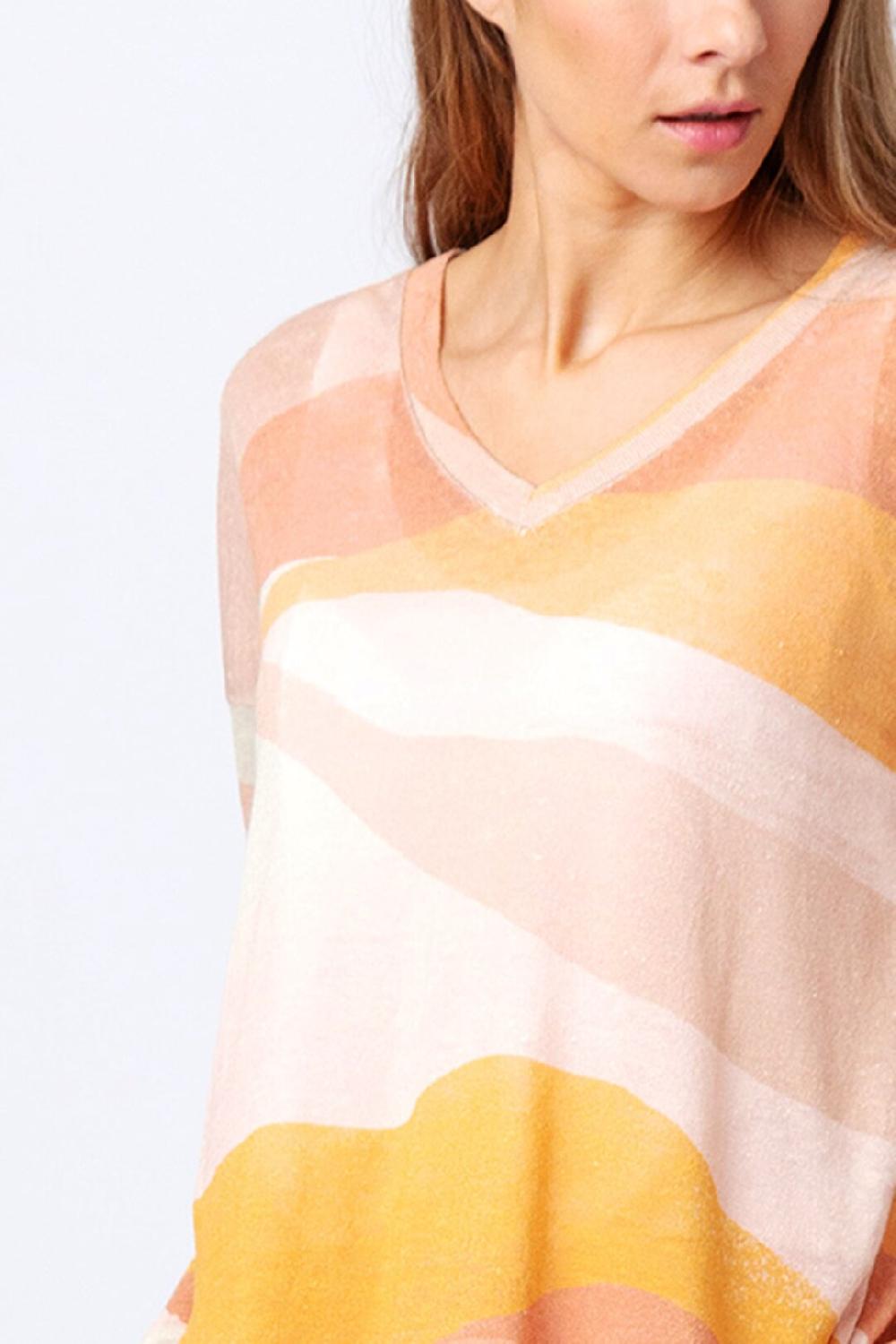 Ivko Woman Printed Pullover Graphics Motif Nougat
