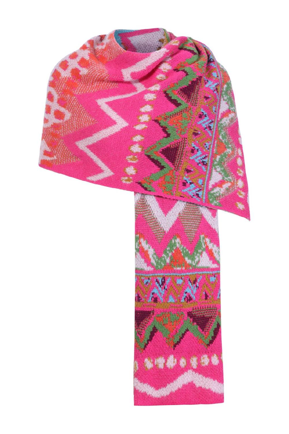 Ivko Woman Scarf Artistic Pattern PastelViolet