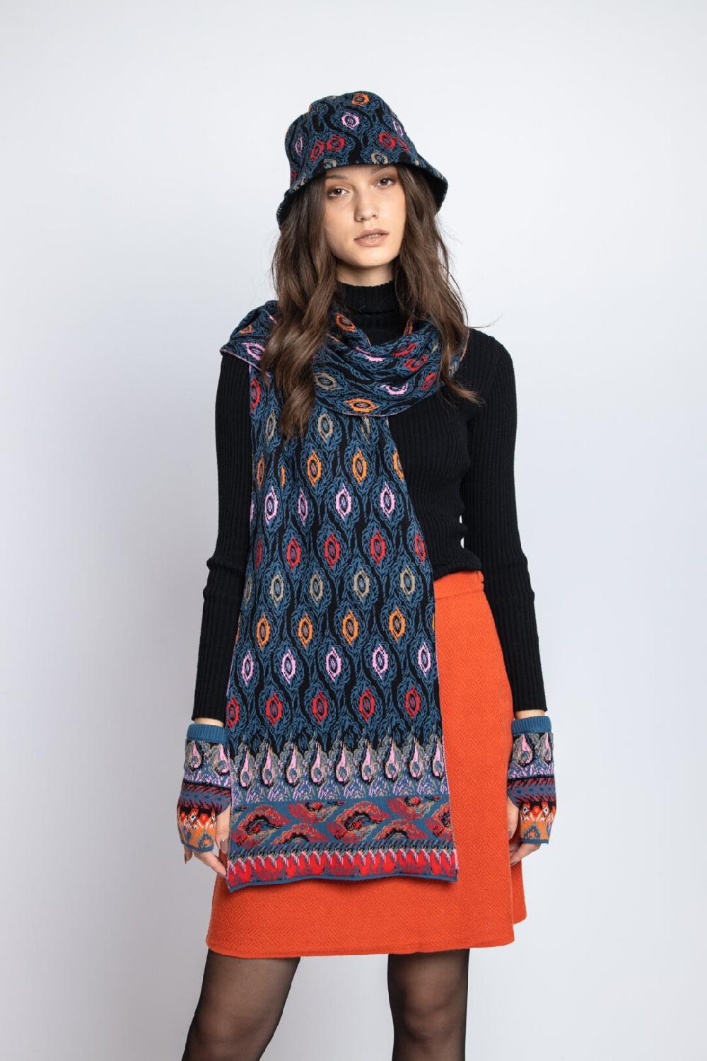 Ivko Woman Scarf Blue-gray