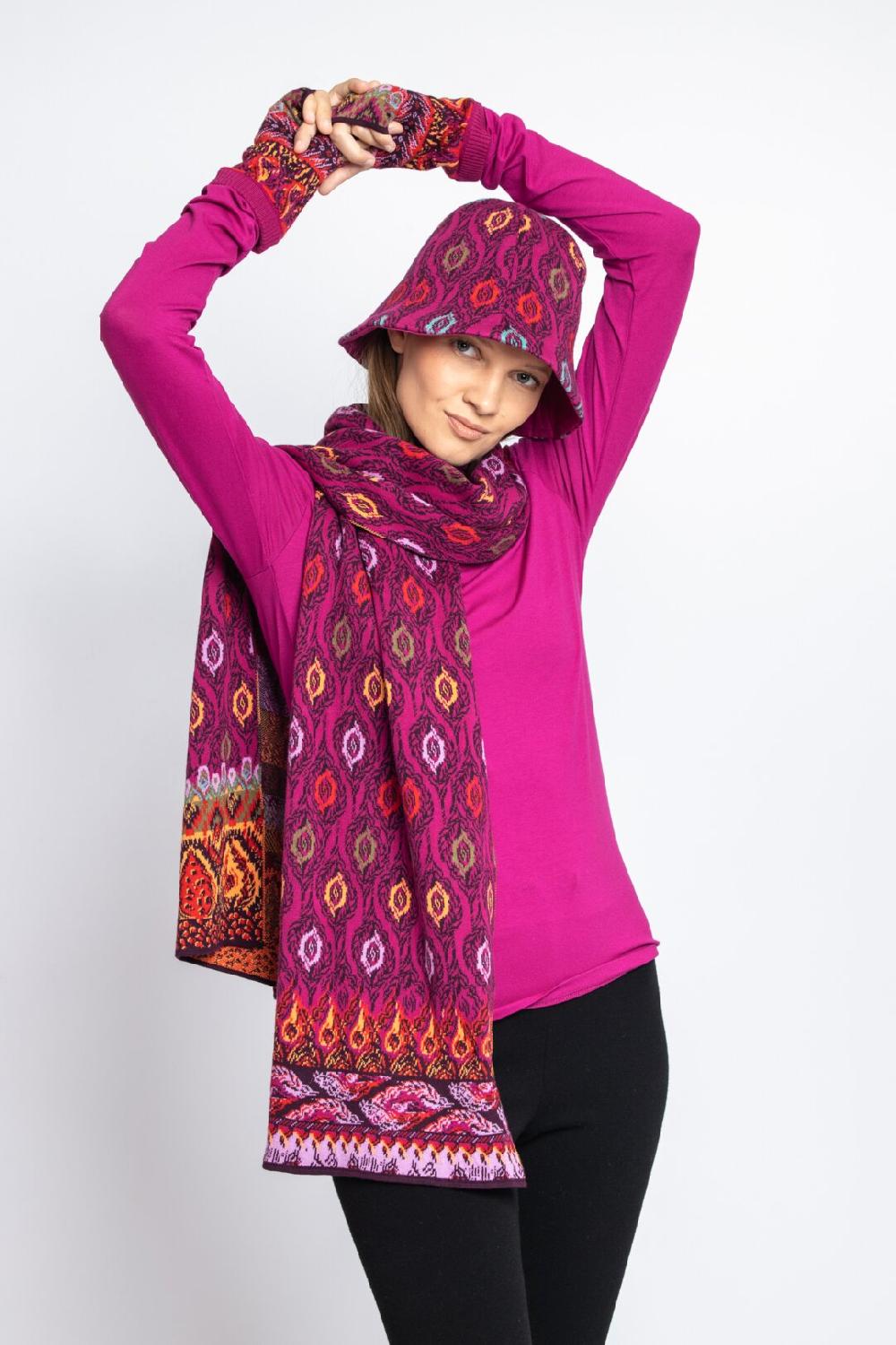 Ivko Woman Scarf Magenta