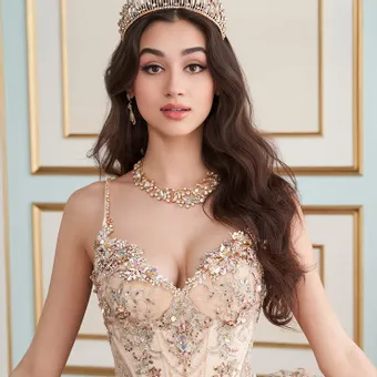 Ivory Rose Princesa By Ariana Vara PR30182