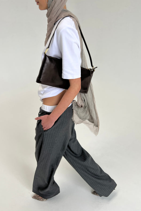 Ivy Copenhagen IVY-Alanis Sporty Pant Pin Stripe - Grey