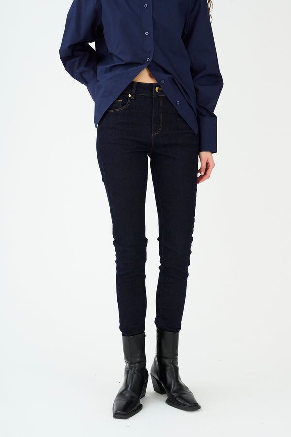 Ivy Copenhagen IVY-Alexa Cropped Jeans Wash Rinse Vicky Denim Blue