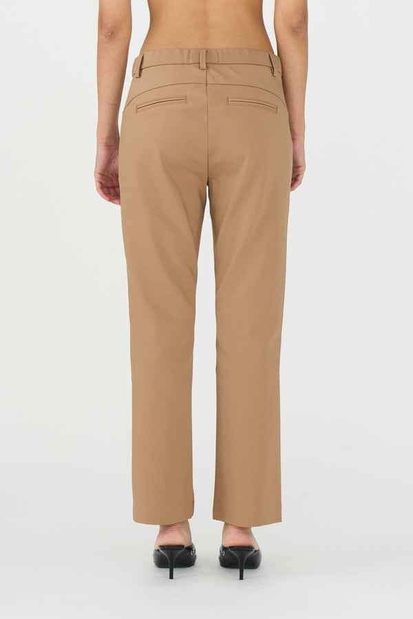 Ivy Copenhagen IVY-Alice Cropped Flare Pant - Dark Desert