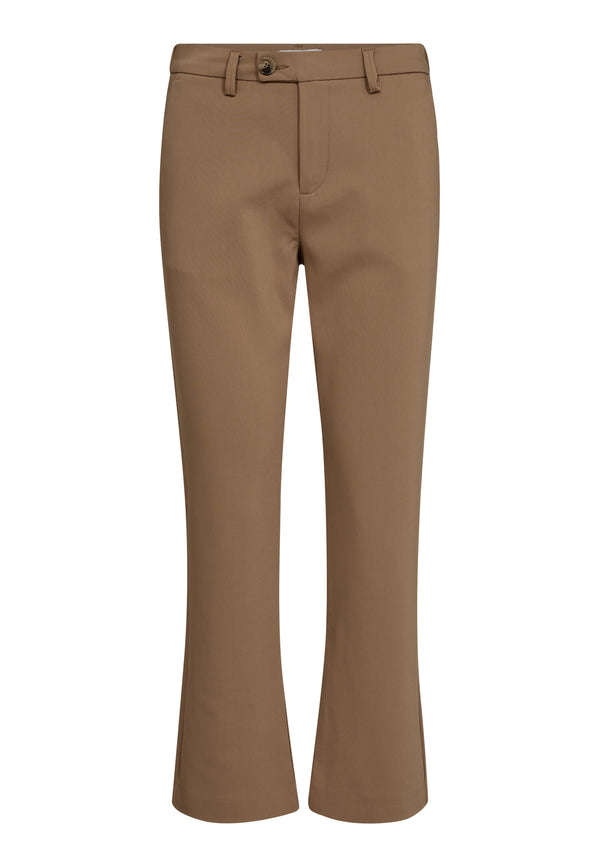 Ivy Copenhagen IVY-Alice Cropped Flare Pant - Dark Desert