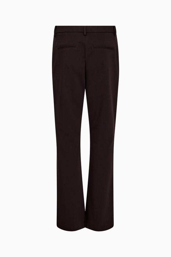 Ivy Copenhagen IVY-Alice Cropped Flare Pant - Dark Toffee Brown