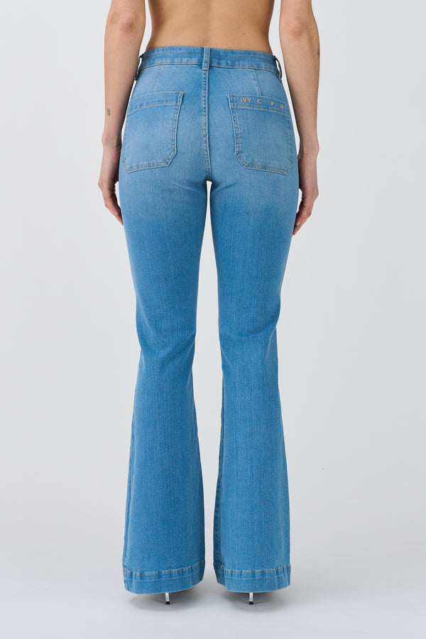 Ivy Copenhagen IVY-Ann Charlotte Earth Jeans Wash Bright Cayenne Denim Blue