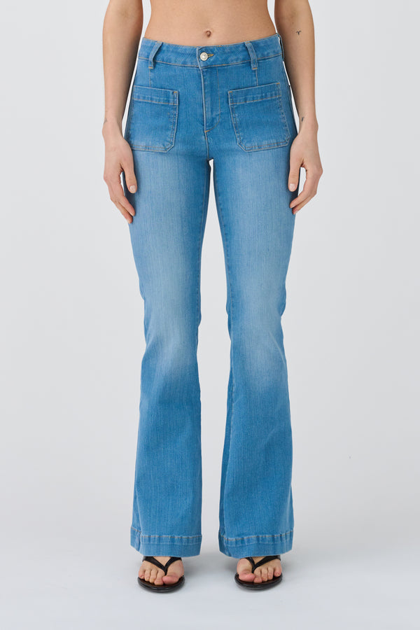 ivy copenhagen IVY-Ann Charlotte Earth Jeans Wash Bright Cayenne Denim Blue