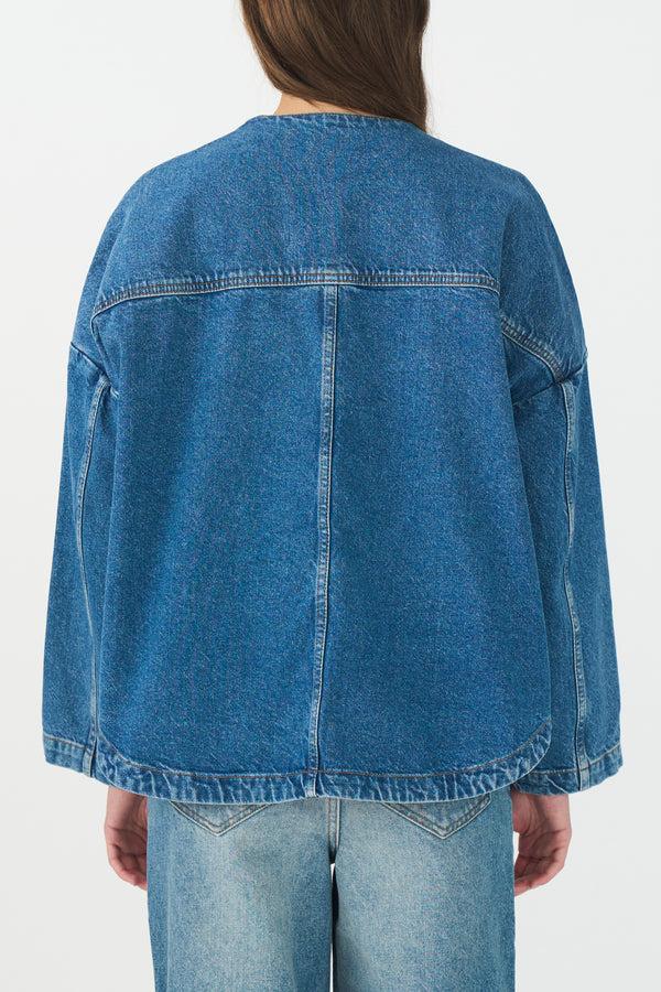 Ivy Copenhagen IVY-Augusta Denim Jacket Wash Jaca Denim Blue