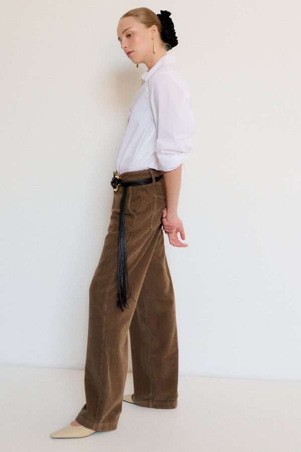 Ivy Copenhagen IVY-Augusta French Jeans Exclusive Cord - Brown